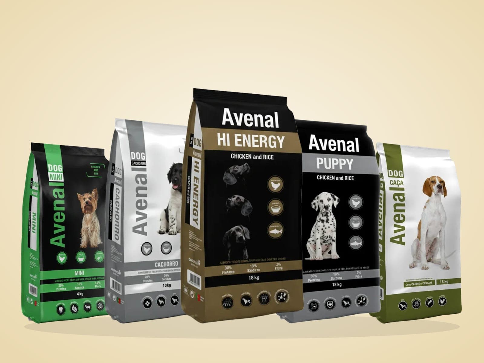La gamme de croquettes AVENAL